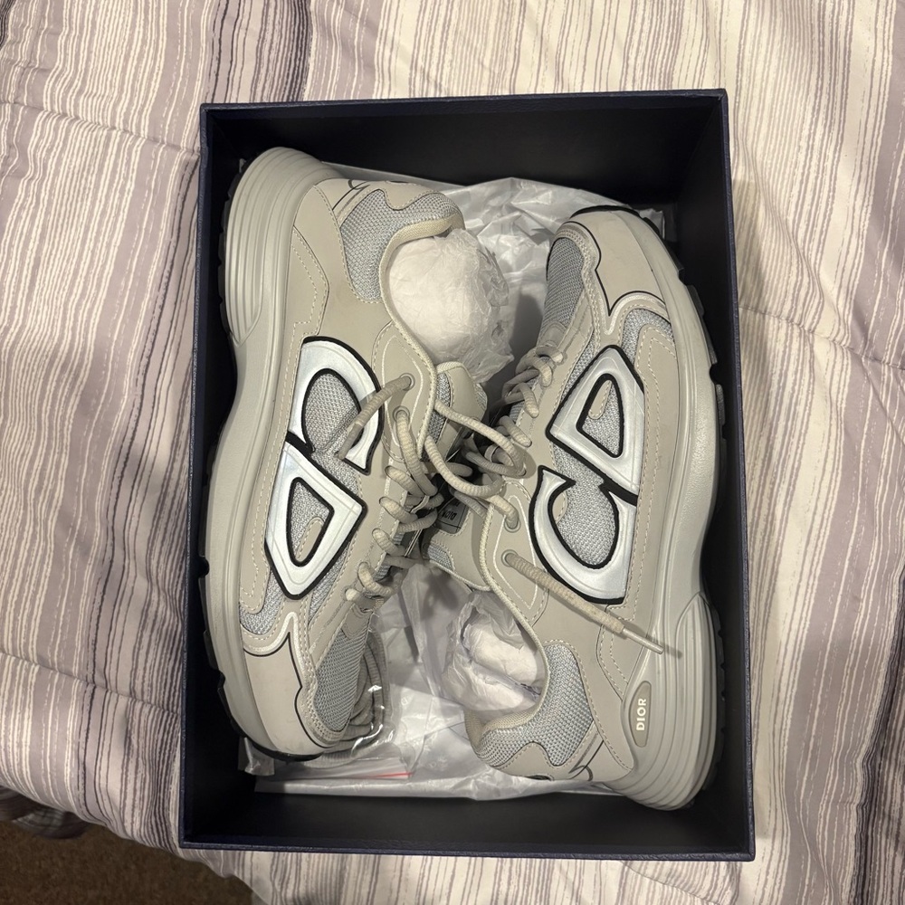 Dior Men's Gray Sneakers